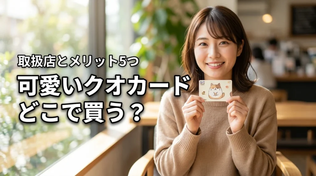可愛いクオカードはどこで買える？おすすめの販売店と贈るメリット5つを紹介します